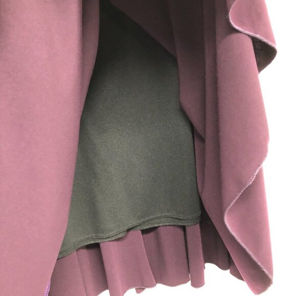 Fast Base Plum Flared Midi Skirt size L - Picture 6 of 13
